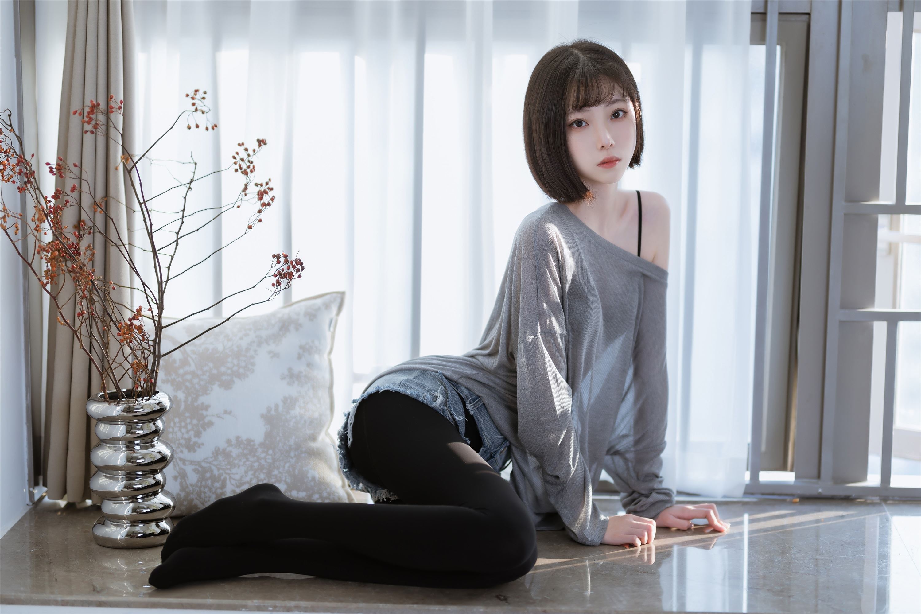 许岚LAN – NO.027 半透毛衣